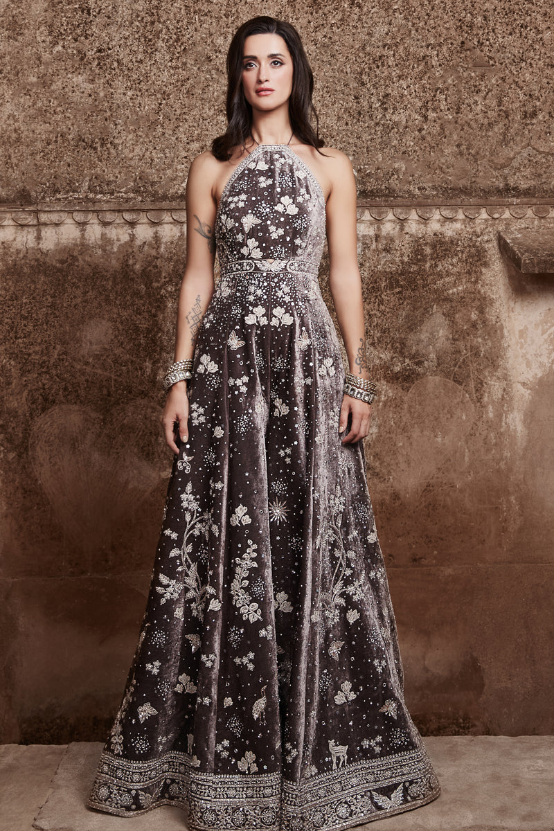 The British Charcoal Celestial Jumpsuit