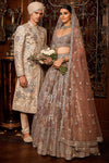 The Palace Of Provence - Aged Lavender Lehenga