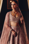 The Tara Lehenga in Tissue