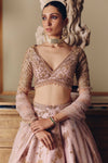 The Sona Kora Gulabi Lehenga