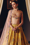 The Flamingo Landscape Lehenga