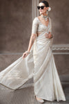 The Silver Needle Matsya Saree