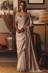 The Three Graces Silk Mukaish Saree