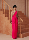 RANI ELISE EMBROIDERED DRAPED SAREE