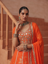MARIGOLD ECLAT EMBROIDERED LEHENGA SET