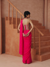 RANI ELISE EMBROIDERED DRAPED SAREE