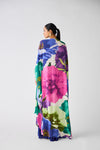Blue Brass &amp; Beads Embellished Cape Set
