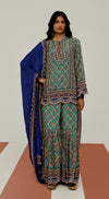 THE SAPPHIRE PRISM SHARARA SET