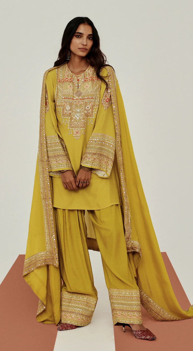 THE ARCHIVAL OCHRE SUIT SET