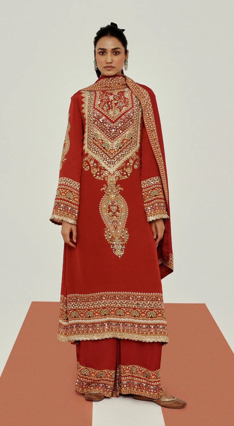THE IMPERIAL RUBY SUIT SET