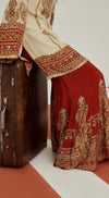 THE HERITAGE RUST SHARARA SET