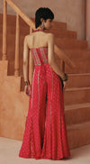 ROSE ROGUE EMBROIDERED SHARARA SET
