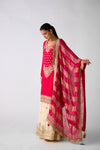 Pink Zari Work Sharara Set