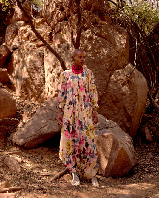Savanna Bloom Cotton Jumpsuit