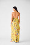 Lime Crepe Halter Neck Co-ord Set