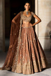 Tuscan Pardise Old World Tangerine Lehenga