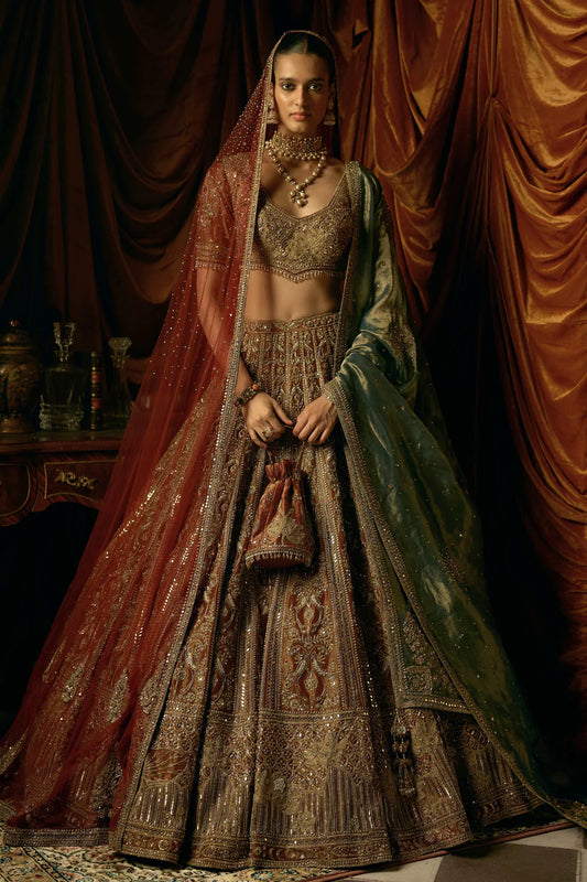 The Vintage Daarhimpriya Lehenga