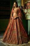 The Tangerine Tree of Eternity Lehenga
