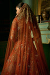 The Tangerine Tree of Eternity Lehenga