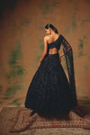 The Waltz of Midnight Lehenga
