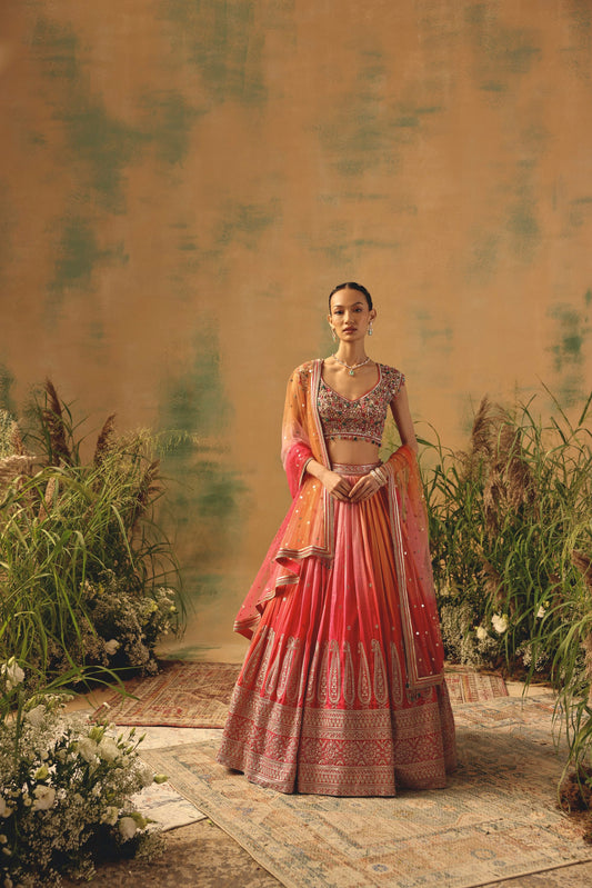 The Rosè & Rain Lehenga