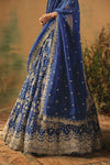 The Electric Peony Lehenga