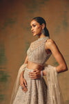 The Amber Dusk Lehenga