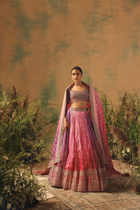 The Wildrose Lehenga