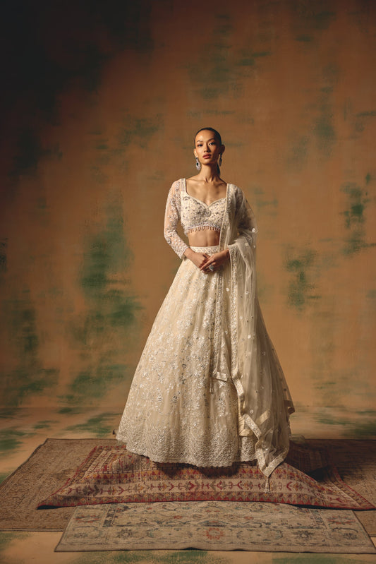 The Moonflower Lehenga