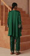 EMERALD NOOR MIRROR WORK KURTA SET